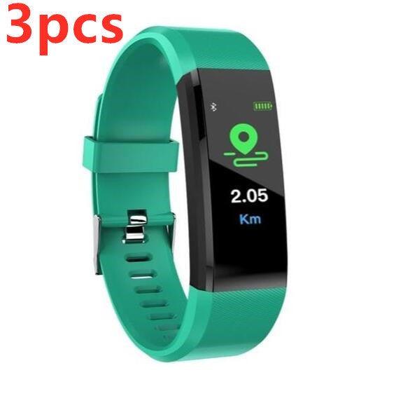 Smart Bracelet With Bluetooth Wristband Heart Rate Monitor Watch Activity Fitness Tracker