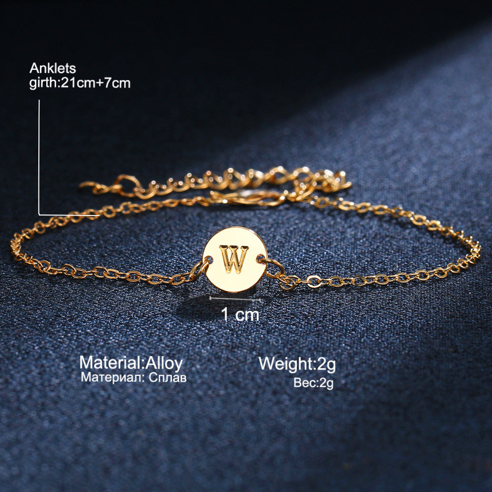 Fashion Jewelry Adjustable Gold Color Alloy Letter Bracelets Bangles For Men Women Girls Charm Bracelet Party Bileklik Pulseiras