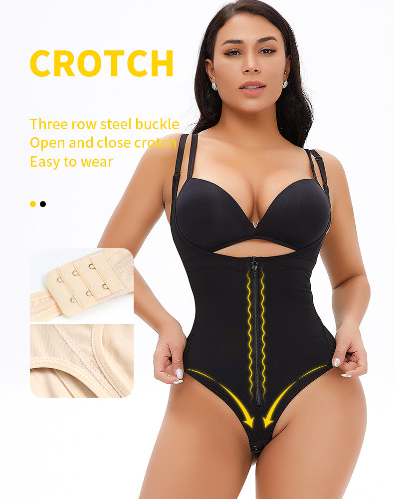 Thong One-piece Waist And Butt Lift Body Fat Woman Plus Size