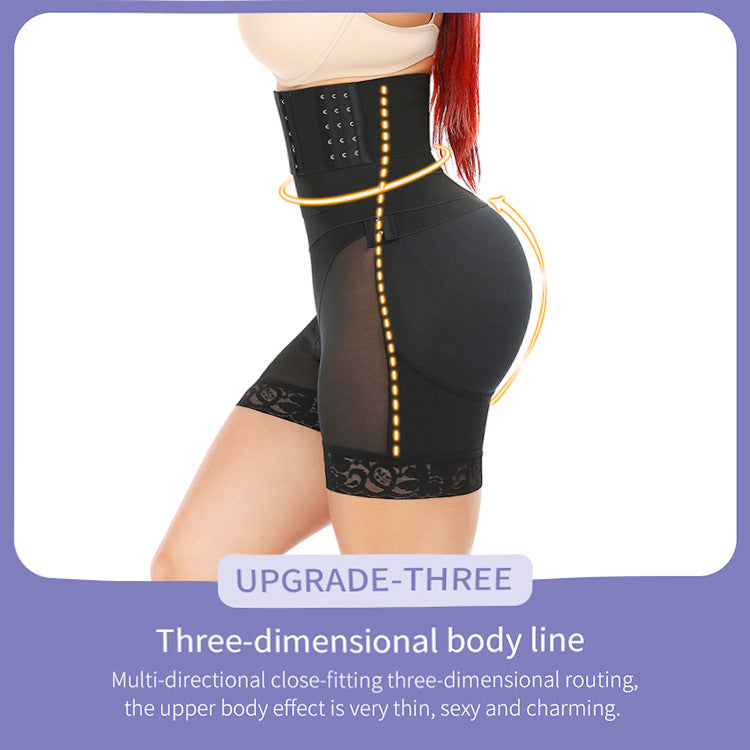 Plus Size Bodybuilding Buckle Strap Tight Waist Abdominal Pants