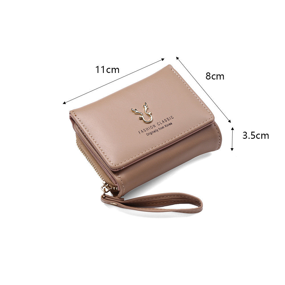 New Women"s Wallet PU Leather Short