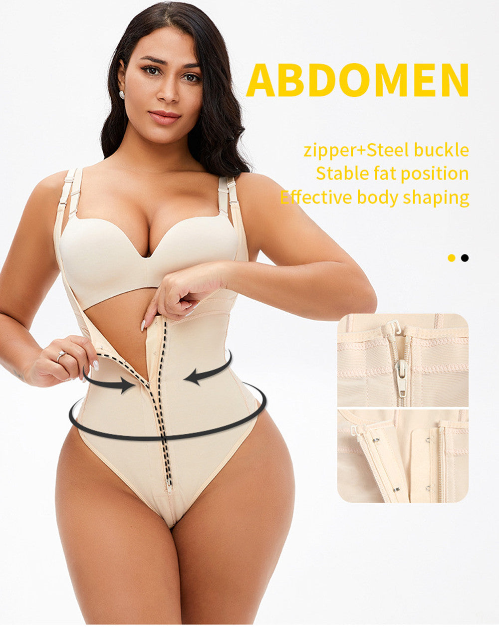 Thong One-piece Waist And Butt Lift Body Fat Woman Plus Size