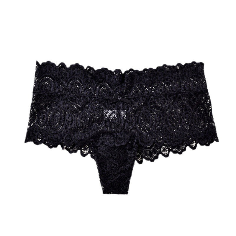 Plus Size Women's Lace Cotton Shorts