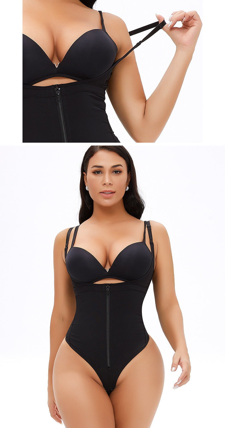 Thong One-piece Waist And Butt Lift Body Fat Woman Plus Size